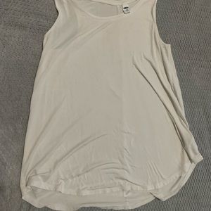 Old Navy White Flowy Tank